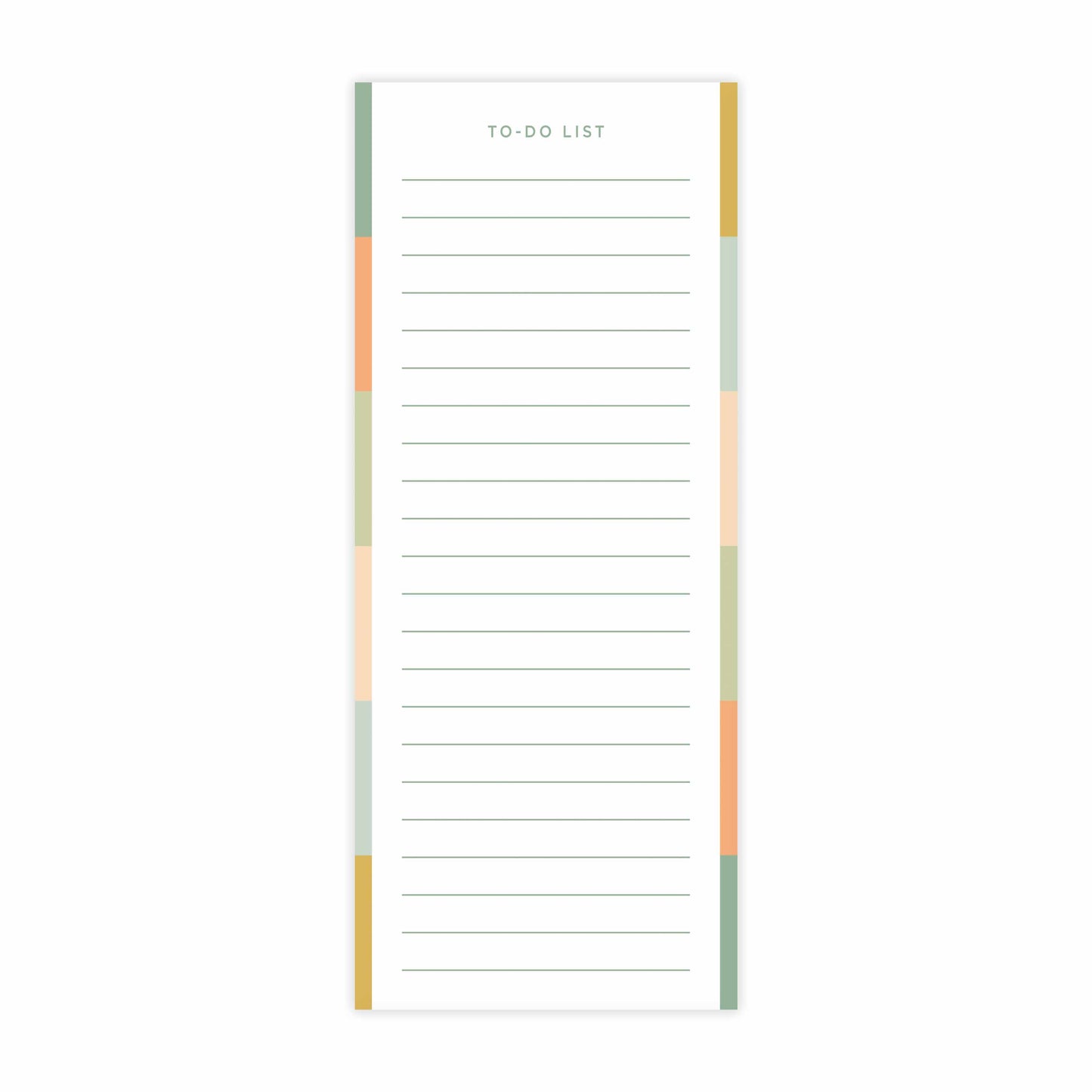 Colorblock To-Do List Notepad